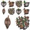 Oyun Aramaları Outdoors 12pk Master Serisi Mallard Decoys Desen Teslimat Sporları Açık havada avcılık Dh6ie