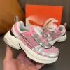 2024 V2K Run Mirrors Sneakers per bambini Scarpe casual con nastro rosa Scarpe per bambini Moda Bambini Ragazzi Ragazze Sneakersapp Taglia EUR 26-37