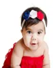 Baby Meisjes Hoofdbanden 3 Roze Bloemen Kinderen Amerikaanse onafhankelijkheid Hoofdband Nationale Dag Viering haarbanden Kinderen Haaraccessoires KHA1721645