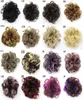 16 couleurs nouveauté Style bigoudi bouffée bourgeon élastique bandeaux cheveux cravates femmes cheveux accessoires 5pcslot9870623