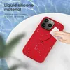 Silicone Liquid Magnetic Phone Case voor iPhone 15 Pro Max 14 plus compatibel met Mag Cases en Pop-Up Anima van de retailpakket
