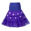 saia led tutu saia balanço rockabilly pettice underskirt crinoline pettiskirt fofo para casamento de tule retro vintage saia