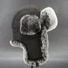 女性のための冬のぬいぐるみのぬいぐるみ帽子模倣フェイクファーロシアウシアンカキャップノースイーストユニセックスウォームスノーボンネットイヤーフラップ