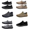 GAI Zapatos de hombre, nuevo estilo de primavera, zapatos perezosos de un pie, zapatos de protección laboral cómodos y transpirables, tendencia masculina, suelas blandas, calzado deportivo y de ocio talla EUR 40 XJ