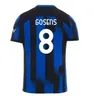 Inters Milans Club Full Sets Soccer Jerseys Correa Dzeko Barella Lautaro Skriniar de Vrij 23 24 Brozovic 2024 2025 Fotbollskjorta uniformer