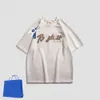 Designer Luxury Rampage Classic Minimalist Suede Löst montering Kort ärmade herr- och kvinnors 2023 nya trend Multifunktionell casual T-shirt