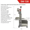 SW-130Automatic máquina de corte de osso comercial máquina de corte de osso costelas de porco congelado trotters osso bife máquina de corte