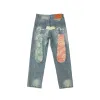 jeans heren designer jeans hoge kwaliteit mode heren jeans coole stijl luxe designer denim broek verontruste gescheurde biker zwart blauwe jean slank