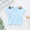 T-shirts Große Qualität Baby Jungen Sommer Kurzarm T-shirts Baumwolle Kinder T-shirts Kinder Kleidung Jungen T-shirt 240306