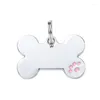 Hond Tag Gratis Graveren ID Tags Gepersonaliseerde Aangepaste Huisdier Kat Kraag Naam Hanger Bot Ketting Verjaardag Adres Puppy Accessoires