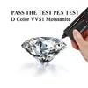 Cluster Rings Genuine Certified PT950 Platinum Excellent Round Cut 1 Diamond Moissanite Women Wedding Band Fine Jewelry