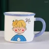Tassen Kreative High Beauty Keramiktasse Home Office Wasser Cartoon Niedliche Kaffeetasse Geschenk