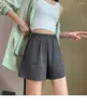 Women's Shorts 2024 Fitness Sports Korean Fashion Casual Plus Size Yoga Beach Pant Summer Female Fluffy Outwear F69