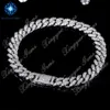 Xingyao Gems Jewelry Iced Cut 8mm Cool Mens Miami Cuban Link Necklace Hip Hop Moissanite Diamond Bling Prong Fashion Chain