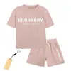 Ensemble T-Shirt et pantalon de styliste pour enfants de 2 à 13 ans, Logo de luxe, vêtements en coton 2 pièces pour bébés garçons et filles, vêtements à la mode