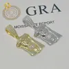 Sier Making Supplies Outlet Price Gra Moissanite Diamond Jesus Pendant