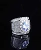 Anéis de cluster genuíno 18k anel de noivado de ouro para homens luxo completo pavimentado diamante 1/8 k elegante simples jóias femininas mens6418736