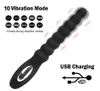 10 Speed Dual Motor Vibrators Siliconen Anale Dildo Anale Plug Sex Gereedschap Voor Koppels Butt Plug Unisex Speeltjes voor Vrouwen Mannen8966977