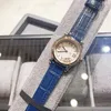 Nieuwe best verkochte dameshorloges 316L roestvrijstalen horlogekast Italiaanse kalfsleren band waterdicht horloge van hoge kwaliteit
