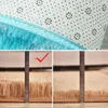 Oval Soft Silkly Plush Carpet Modern Home Decor Living Room Sofa Coffee Table Floor Rug Girl Bedroom Foot Mat Balcony Cushion 240223