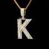 Round Cut Vvs Clarity Moissanite Diamond k Initial Pendant for Unisex Custom Pendant Hip Hop Pendant 925 Sterling Silver