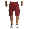 Herenshorts Zomer Cargo Heren 2024 Casual Trunks Fitness Workout Strand Man Ademend Katoen Gym Korte Broek Streep