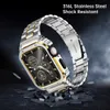 Watch Bands Mod Kit Strap For i 8 Band 45mm 44mm 40mm 41mm Stainless Steel Strap+Metal Case For Apple Ultra 49mm Correa L240307