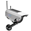 Solar Power LED Fake Kamera Outdoor Sicherheitsüberwachung Silber Dummy