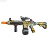 Toys Gun M416 Spielzeugpistole mit 15.000 Teilen, umweltfreundlicher Wassertropfen, manuelle und elektrische Spritzpistole, 2-in-1-Gel-Ballblaster, ToysGun für Kinder, Fabrikgroßhandel 240306