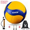 Modèle de volley-ball, cadeau de noël, modèle 200, jeu professionnel de compétition, pompe en option, sac en filet à aiguilles, 240301