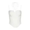 Camis NEONBABIPINK Sexy Witte Busiter Corset Tops Wit Streetwear Zomer Kleding voor Vrouw Trendy Crop Top Halter Tanks Camis N94BH12