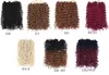 LANS Cheveux Synthétiques 18 pouces Ombre Tressage Cheveux Faux Locs Bouclés Crochet Extensions de Cheveux 70gpcs Doux Dreads Crochets Tresses Dreadlo6625306