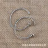 Designer David yurma Davids Medium Cable Ring Earrings Pop Button Thread