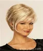 Style Fashion wig New Charm Women039s Short Mix Blonde Full wigs 2245896