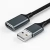 Braided Extension Cable 1M 2M 3Meters Male To Female Computer 2.0USB Flash Drive Mouse Keyboard Data Connection