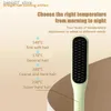 Hair Dryers Flat Comb Negative Ions Fluffy Straightening Board Clip Household Curling Iron Dual-purpose Hot Splint Electric Comb Q240306