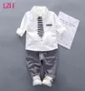 LZH Baby Boys Clothing Autumn Children Toddler Clothes Costume Shirtpant Suit 2st Set Kids 14 Year 2108048981696