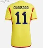 Voetbalshirts 2024 Colombia BORRE CUADRADO URIBE MACHADO J.LUCUMI D.SANCHEZ CORDOBA J.LERMA SINISTERRA BORJA voetbalshirt voor het nationale teamH240306