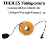 Telecamera da pesca per Fish Finder 8 pezzi Lampada a infrarossi IR Telecamera subacquea con cavo da 15 m/20 m Utilizzare per 7HBS Sostituzione e riparazione 240227