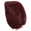 Pelucas de cabello Corto sintético para mujeres Peluca de vino oscuro con separación lateral Corte Bob Disfraz de cosplay suave natural Uso de Halloween 240306