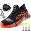 Work Sneakers Steel Toe Shoes Men Safety Shoes Puncture-Proof Work Shoes Boots Fashion Indestructible Footwear Botines 240228
