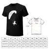 Men's Polos Paramotor Pilot Dynosaur Paraglider Cool Flying T-Shirt Heavyweights Summer Clothes Quick-drying Cotton