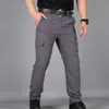 Pantalon cargo décontracté pour homme, pantalon militaire tactique militaire, respirant, imperméable, multi-poches, taille S-5XL, grande taille 230226