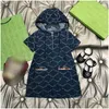 Ensembles de vêtements Bébé Enfants Vêtements Designer Garçons Plaid Chemise Ensembles Filles Vérifié Robe À Capuchon Vêtements De Mode Costumes Enfants Été Shor Dhv3Z