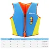 子どもの浮力サバイバルスーツインフレータ可能なネオプレンウォータースポーツライフジャケット水泳のための緊急口頭で軽量240219