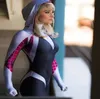 Dorośli dzieci Gwen Stacy Cosplay kostium superbohatera zentai garnitur Halloween dla kobiet kobiet kobiety pełne przyjęcie body kombinezon 9432763