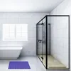 Коврики для ванной Влагостойкий коврик для душа Нескользящий пол из ПВХ для ванной комнаты со сливными отверстиями Водонепроницаемый для быстрой безопасности