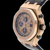 Montre-bracelet haut de gamme Montres-bracelets populaires AP Royal Oak Offshore Montre mécanique automatique en or rose 18 carats pour homme 26470OR Montre de luxe d'occasion 26470OR OO A002CR.01