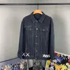 Off OW Brand Arrow Logo Herren- und Damen -Denim -Jacke Außenbekleidung Designer Luxus Mode