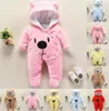 pasgeboren rompertjes winter dikke warme baby meisjes romper jumpsuit kleding baby bebe cartoon outfits snowsuit voor kerst kleding284861606